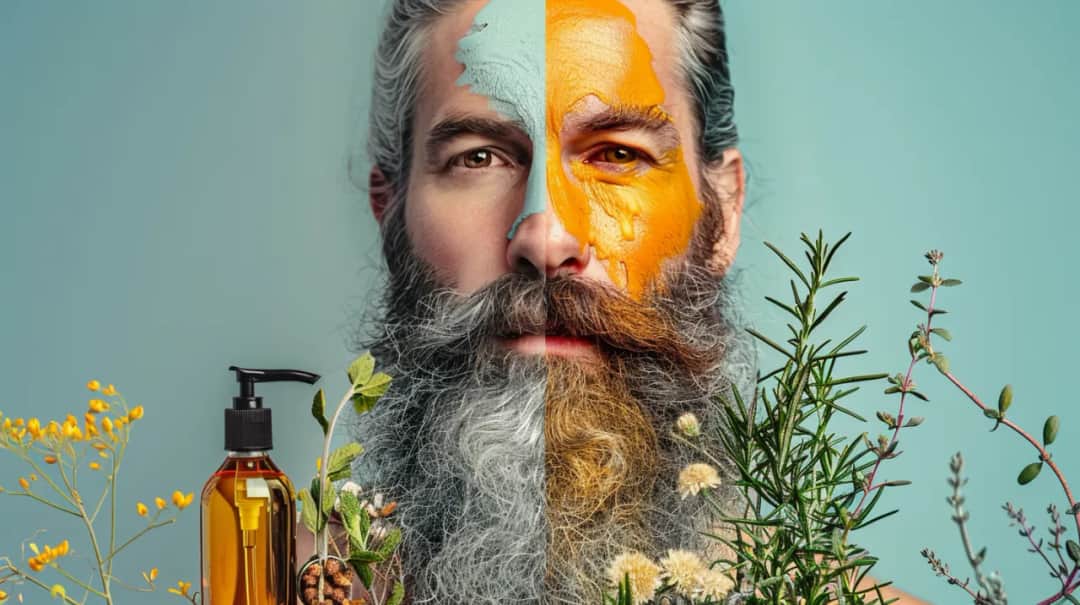 Koloryzacja brody: Jak ukryć siwiznę? Domowe sposoby