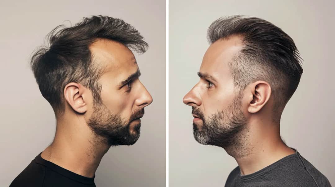 Fryzury dla faceta z zakolami: Jak sprytnie zamaskować łysinę?