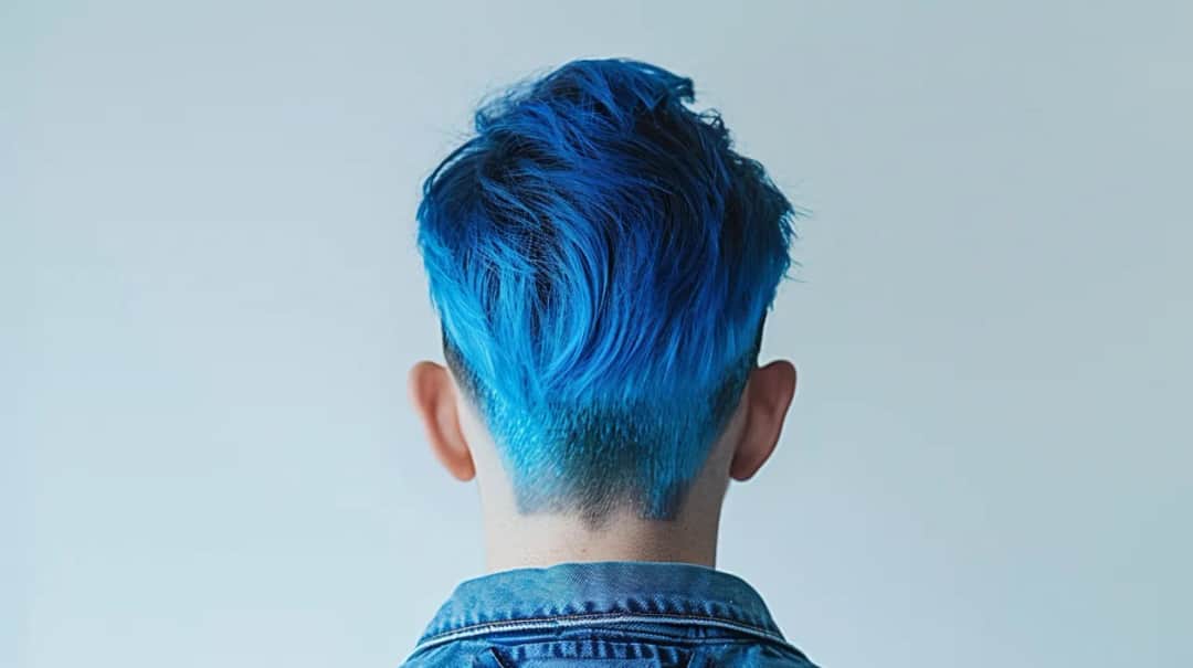 Niebieskie włosy ombre: Czy pasują mężczyznom?