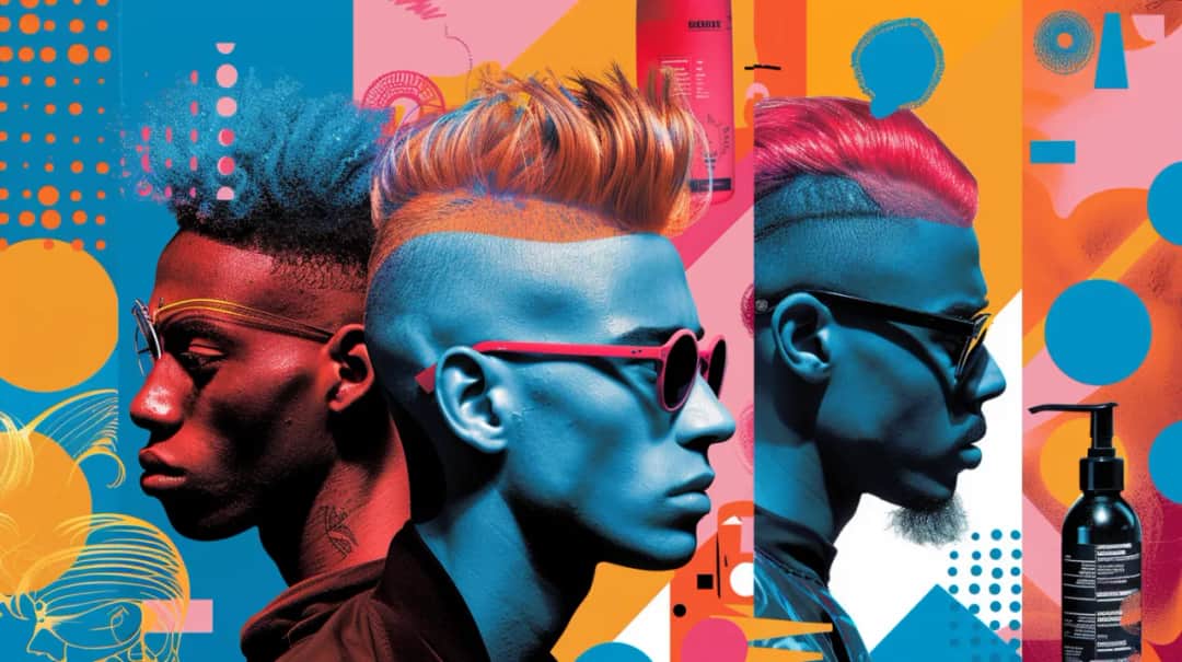 Kolorowe włosy męskie: Odważne stylizacje dla pewnych siebie