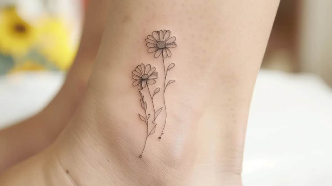 Delikatny damski tatuaż na kostce: Czy boli? Top 5 wzorów