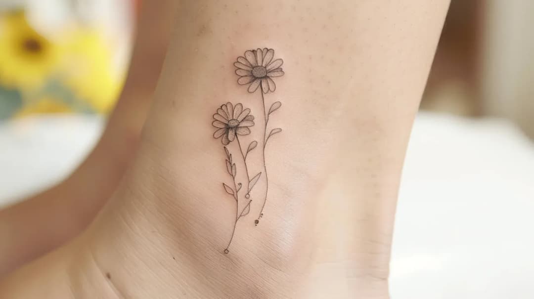 Delikatny damski tatuaż na kostce: Czy boli? Top 5 wzorów